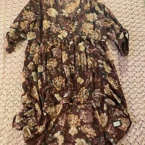 Torrid floral tunic size 1
